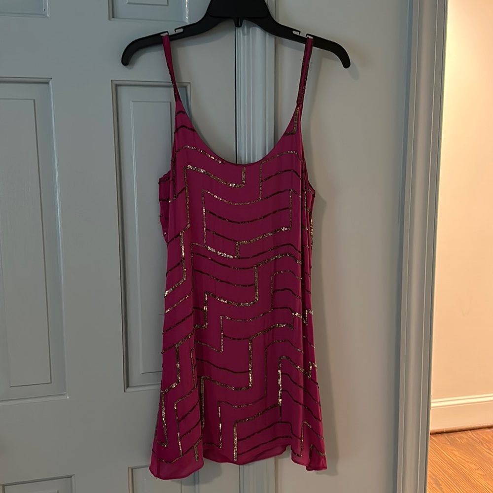 Parker pink mini dress